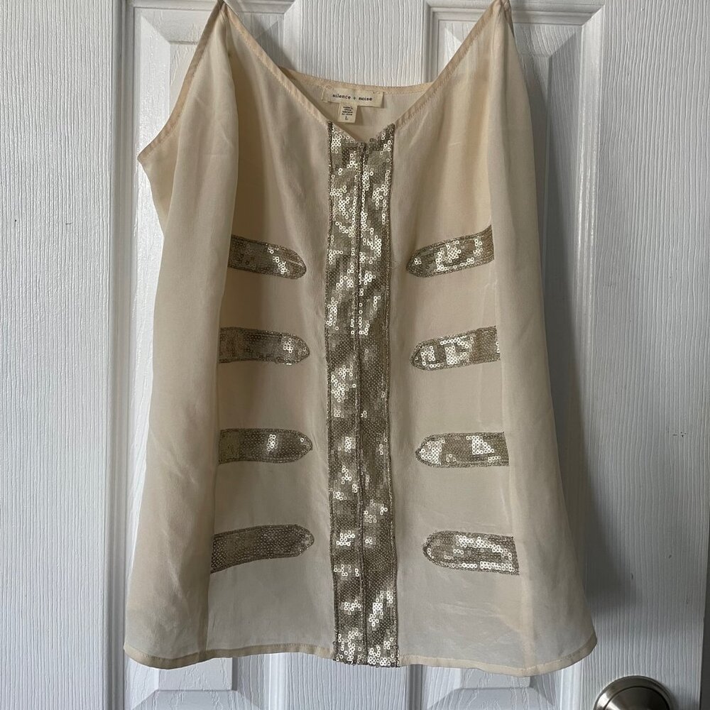 Urban Outfitters Vintage Style Beaded Sheer Blouse Tops (2)  - Size L